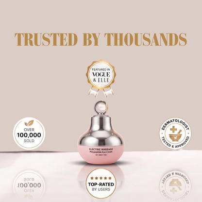 The Electric Eye Cream Massager- Brighter, Smoother, Rested-Looking Eyes in as Little as 2 Weeks